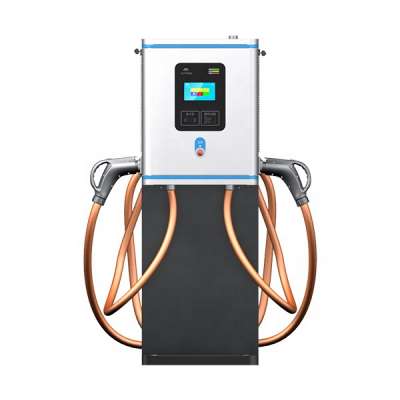 High reliability 4G Ethernet CHAdeMO electric car charger station 40kw EV charging point CCS electric vehicle charging station